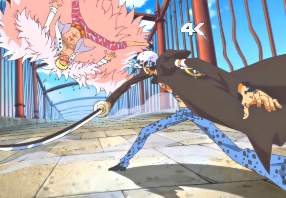 Law vs Doflamingo Twixtor