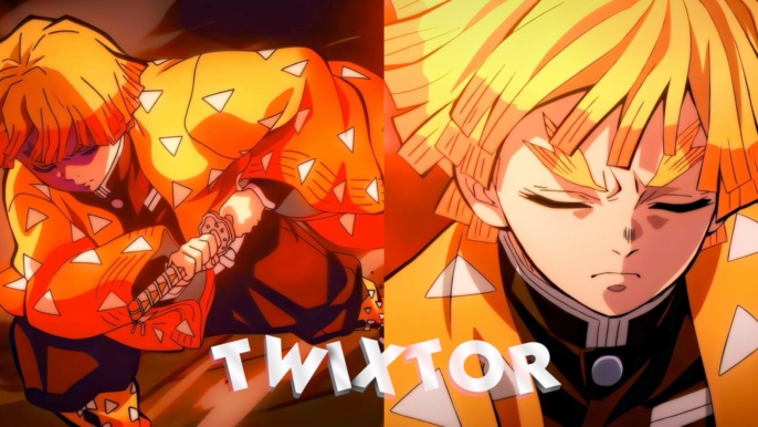 zenitsu twixtor , demon slayer twixtor , anime twixtor . anime twixtor clips