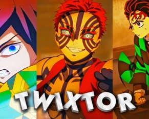 Tanjiro and Giyu vs Akaza Teaser Twixtor
