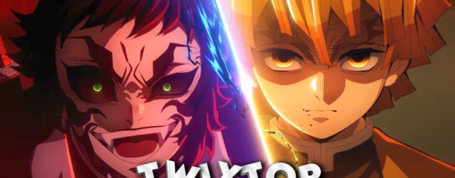 Zenitsu vs Kaigaku Trailer Twixtor