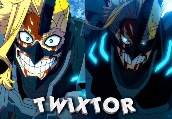 All Might vs All for One Twixtor (Season 8)