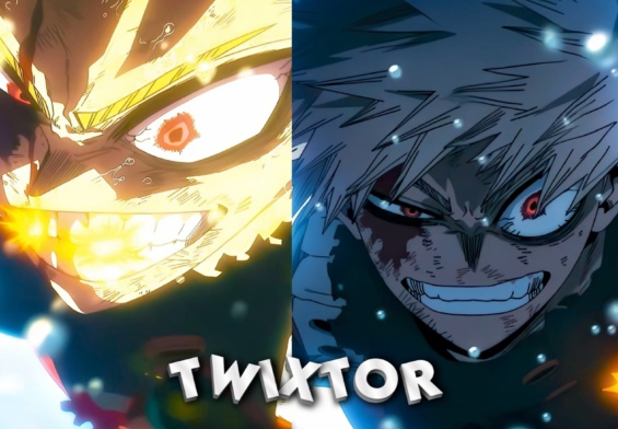 Bakugo vs All For One Twixtor