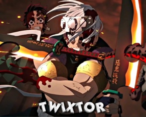 Tengen vs Gyutaro Twixtor