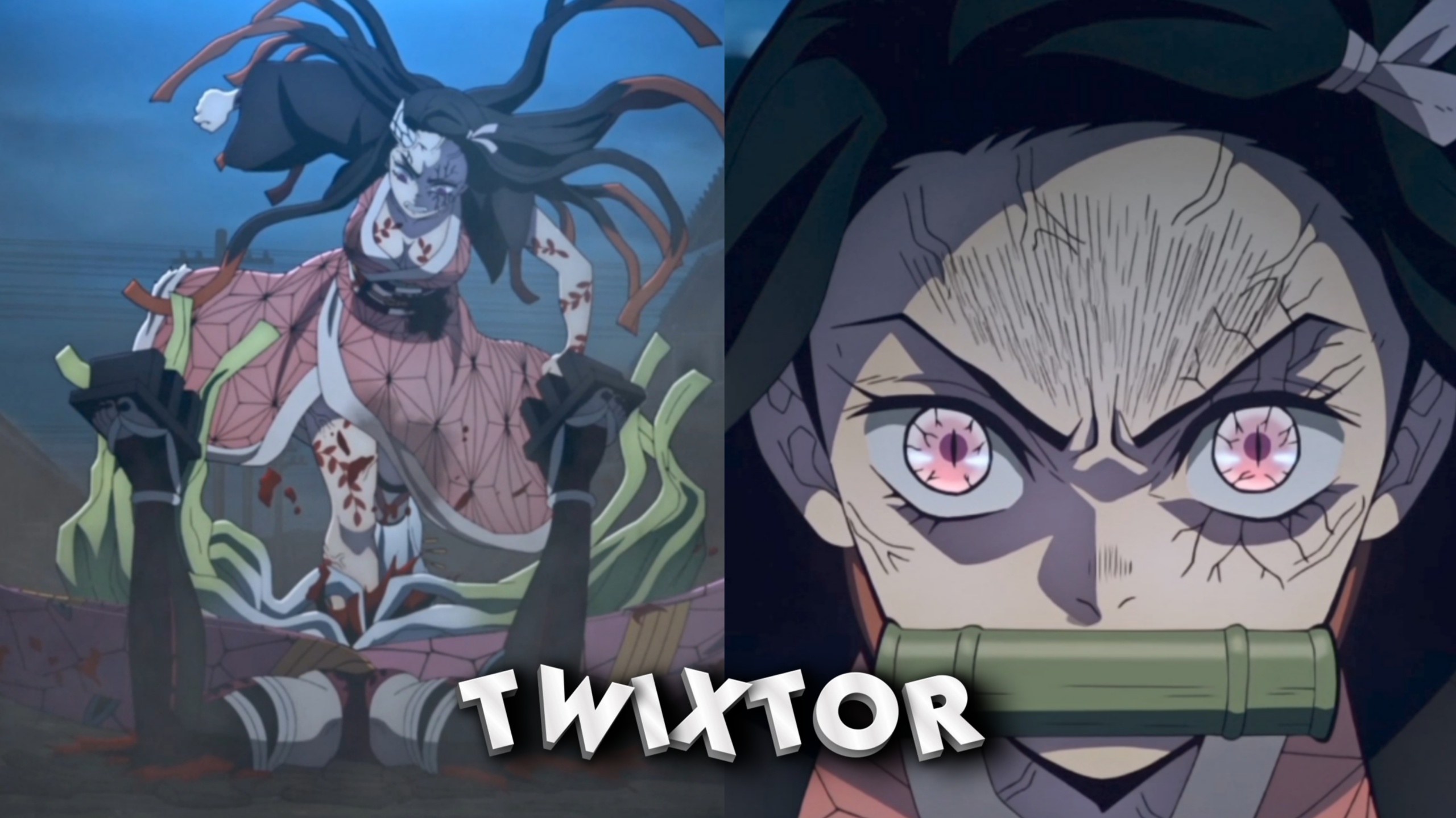 Nezuko Kamado Vs Daki Twixtor